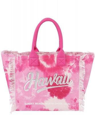 Hawaii Beach Flower Tote  Canvas CJF131 MULTI 2